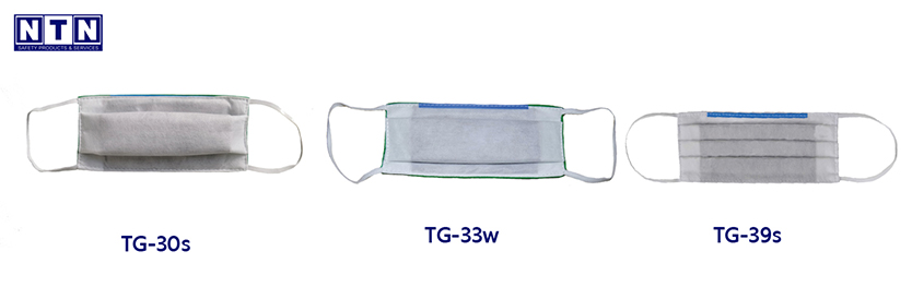 หน้ากากคาร์บอนป้องกันสารเคมีTG-30s TG-33w TG-39s